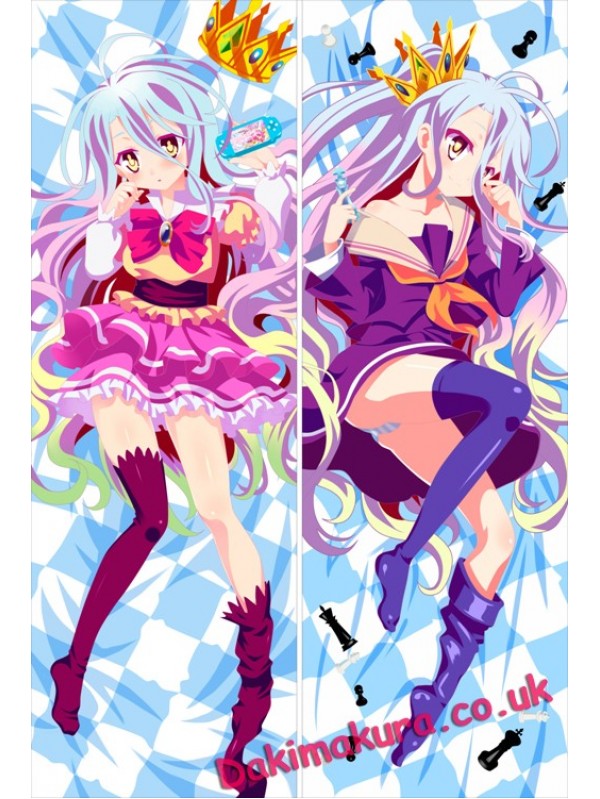 NO GAME NO LIFE-shiro ANIME DAKIMAKURA JAPANESE PILLOW COVER