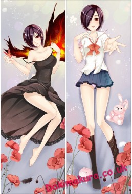 New AnimeTokyo Ghoul Kirishima Touka Dakimakura Bed Hugging Body Pillow Case