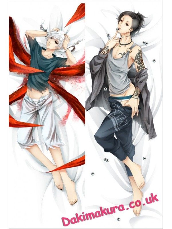 New Anime Tokyo Ghoul Kaneki ken-Uta Dakimakura Bed Hugging Body Pillow Case