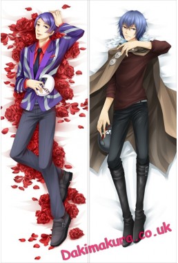 New Anime Tokyo Ghoul Shuu Tsukiyama-Kirishima Ayato Dakimakura Bed Hugging Body Pillow Case