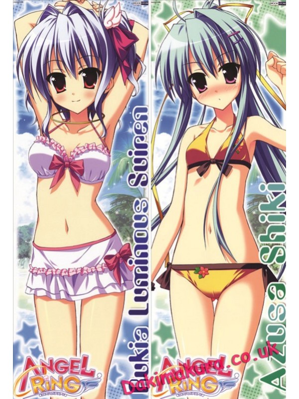 Angel Ring- Azusa Shiki + Rukia Luminous Suiren ANIME DAKIMAKURA JAPANESE PILLOW COVER