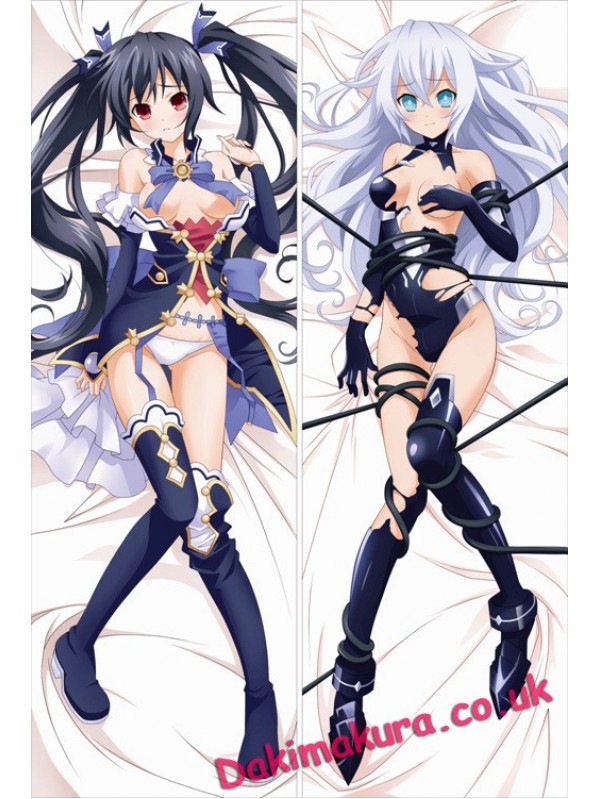 Hyperdimension Neptunia - Black Heart + Noire Hugging body anime cuddle pillowcovers