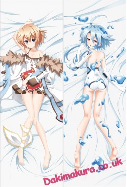 Hyperdimension Neptunia - Blanc + White Heart Full body waifu japanese anime pillowcases