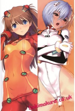 Neon Genesis Evangelion - Rei Ayanami - Asuka Langley Soryu Pillow Cover