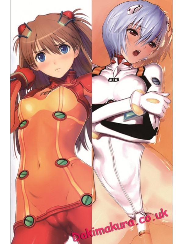 Neon Genesis Evangelion - Rei Ayanami - Asuka Langley Soryu Pillow Cover