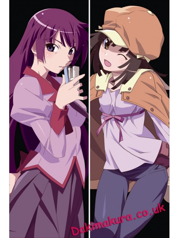 Bakemonogatari - Hitagi Senjougahara - Nadeko Sengoku Pillow Cover