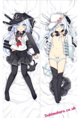 Kantai Collection Japanese destroyer Hibiki Anime Dakimakura Pillow Cover