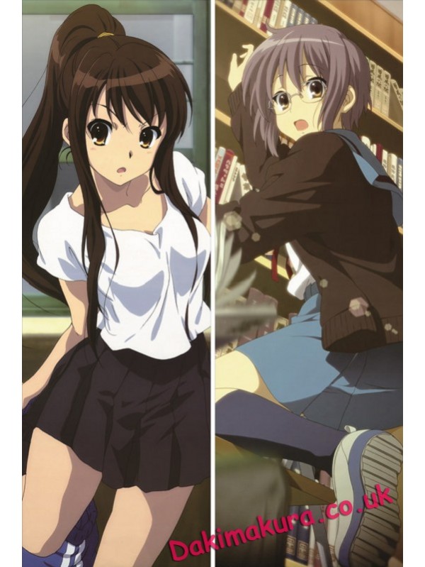 Haruhi Suzumiya Anime Dakimakura Japanese Hugging Body Pillow Cover