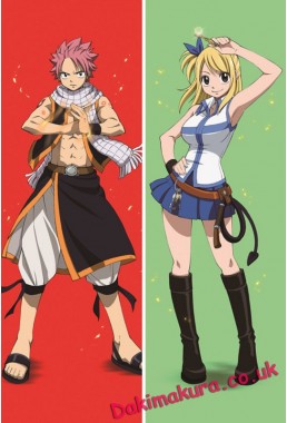 Fairy tail - Lucy Heartfilia - Gray Fullbuster Anime Dakimakura Pillow Cover