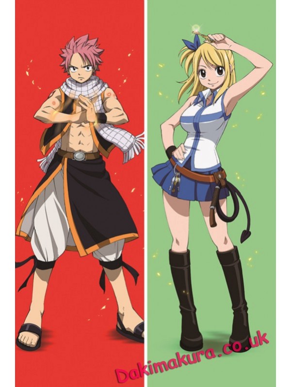 Fairy tail - Lucy Heartfilia - Gray Fullbuster Anime Dakimakura Pillow Cover