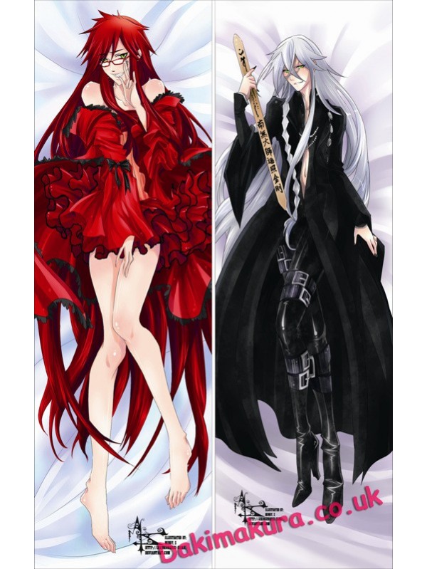 Black Butler - Grell Sutcliff - Undertaker Anime Dakimakura Pillow Cover