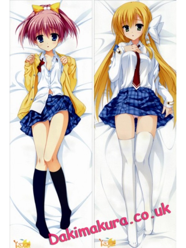 Noble Works - Hinata Kunihiro - Akari Kanemoto Anime Dakimakura Pillow Cover