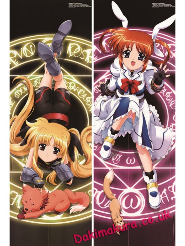 Magical Girl Lyrical Nanoha - Fate Testarossa - Nanoha Takamachi Anime Dakimakura Pillow Cover