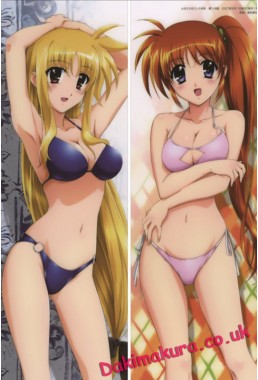 Magical Girl Lyrical Nanoha - Fate Testarossa - Nanoha Takamachi Anime Dakimakura Pillow Cover