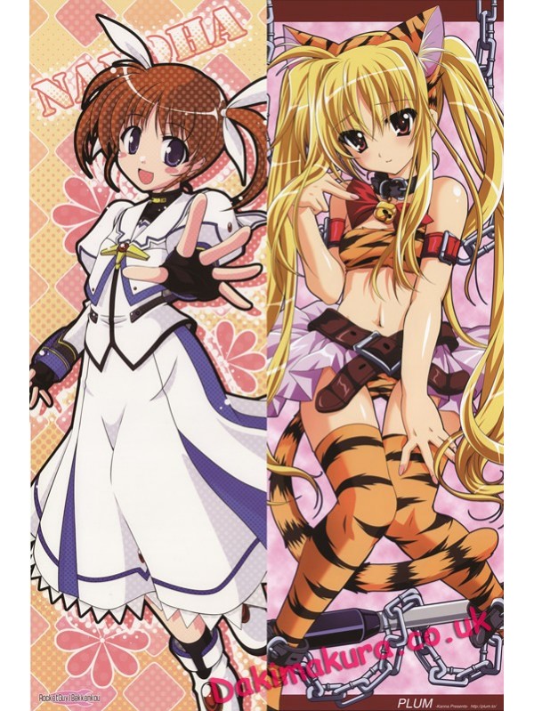 Magical Girl Lyrical Nanoha - Fate Testarossa - Nanoha Takamachi Anime Dakimakura Pillow Cover