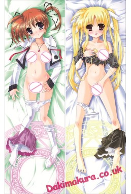 agical Girl Lyrical Nanoha - Fate Testarossa - Nanoha Takamachi Anime Dakimakura Pillow Cover 