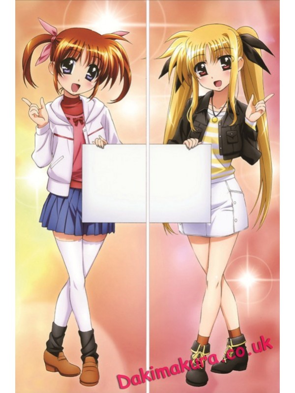 Magical Girl Lyrical Nanoha - Fate Testarossa - Nanoha Takamachi Anime Dakimakura Pillow Cover