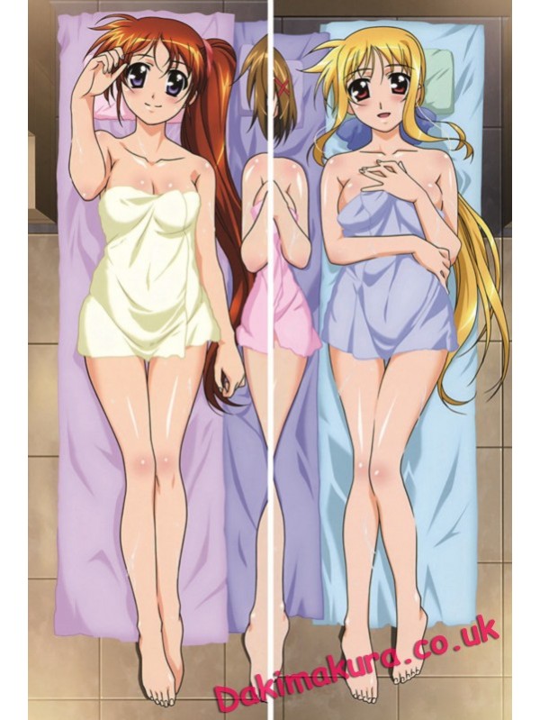 Magical Girl Lyrical Nanoha - Fate Testarossa - Nanoha Takamachi Anime Dakimakura Pillow Cover