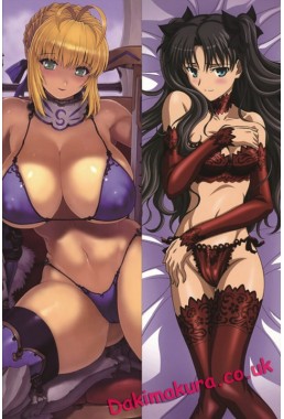 Fate stay night - Saber - Rin Tohsaka Anime Dakimakura Pillow Cover