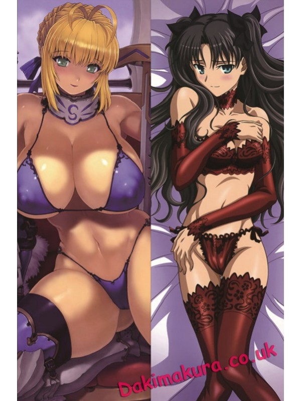 Fate stay night - Saber - Rin Tohsaka Anime Dakimakura Pillow Cover