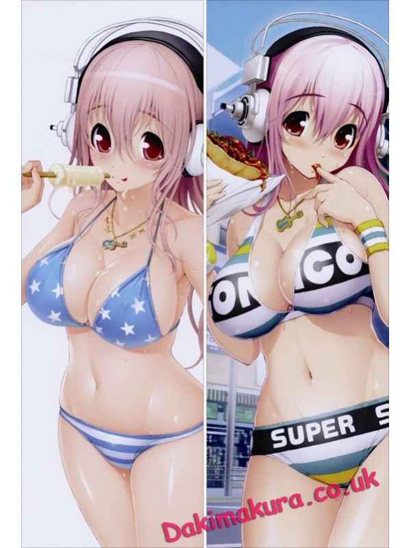 Super Sonico Japanese hug dakimakura pillow case