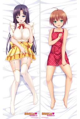 Anechijo Max Heart Iyasare Yuni -Swimwear Apron Full body waifu japanese anime pillowcases