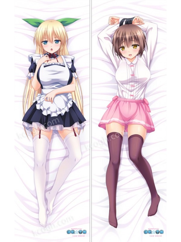 Saimin Gakuen Lady Lyrica and Suzunechan Full body waifu japanese anime pillowcases