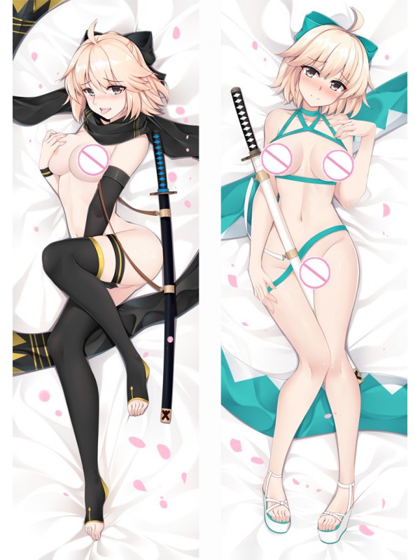 FATE GRAND ORDER SWIMSUIT OKITA SOJI Anime Dakimakura Japanese Love Body Pillow Cover