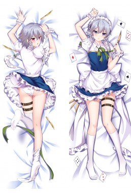 Touhou Project Izayoi Sakuya Pillow Case Anime Japanese Dakimakura Hugging Body Pillow Cover