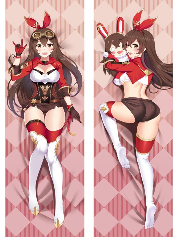 Genshin Impact Amber Pillow Case Anime Japanese Dakimakura Hugging Body Pillow Cover