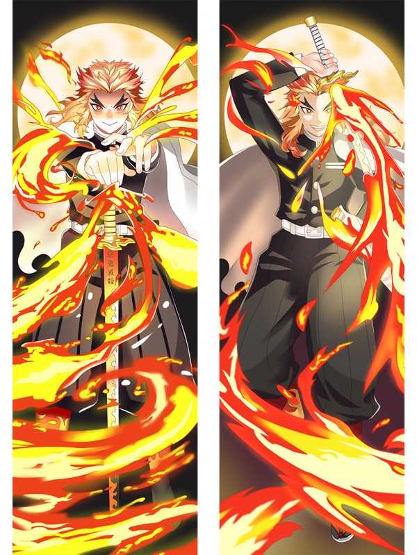 Demon Slayer Kimetsu no Yaiba Rengoku Kyoujurou Anime Dakimakura Hugging Body PillowCases