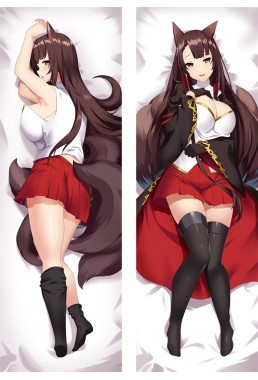 Azur Lane Akagi Hugs Body Waifu Japanese Anime Pillow Case Cover