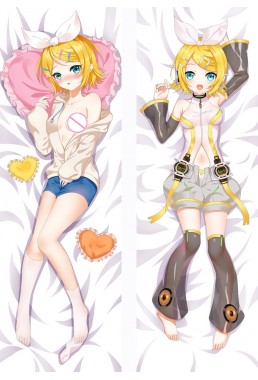 Kagamine Rin Len Anime Dakimakura Japanese Love Body Pillow Cover