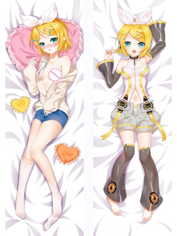 Kagamine Rin Len Anime Dakimakura Japanese Love Body Pillow Cover