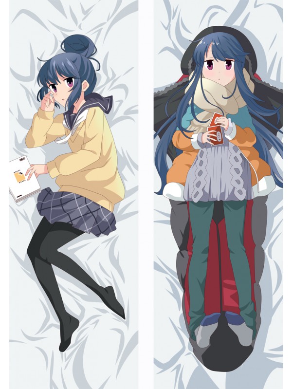 Laid-Back Camp Shima Rin Anime Dakimakura Japanese Love Body Pillow Cover