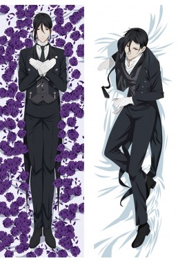 Black Butler Sebastian Anime Dakimakura Japanese Love Body Pillow Cover