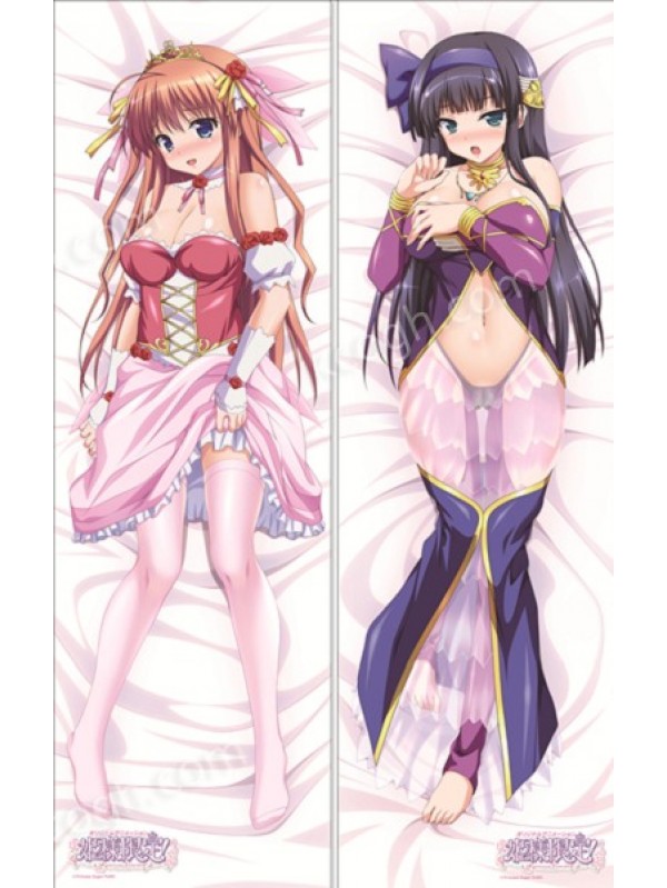 Hime-sama Gentei! Princess Limited Kousaka Serina and Olivia Edywolf Dakimakura 3d pillow japanese anime pillowcase