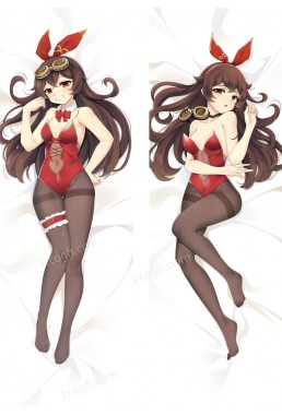 Genshin Impact Amber Pillowcover Anime Japanese Dakimakura Hugging Body Pillow Case