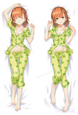 A Certain Scientific Railgun Mikoto Misaka Pillowcover Anime Japanese Dakimakura Hugging Body Pillow Case