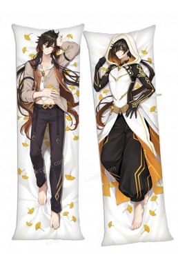 Genshin Impact Zhongli Anime Body Pillow Case japanese love pillows for sale