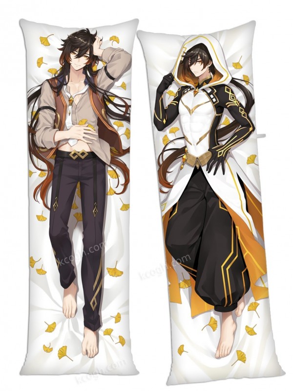 Genshin Impact Zhongli Anime Body Pillow Case japanese love pillows for sale