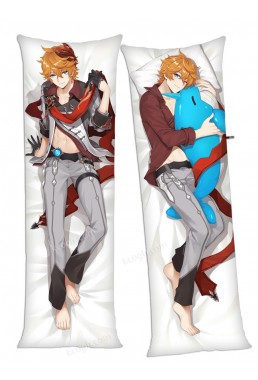 Tartaglia Genshin Impact Anime Body Pillow Case japanese love pillows for sale