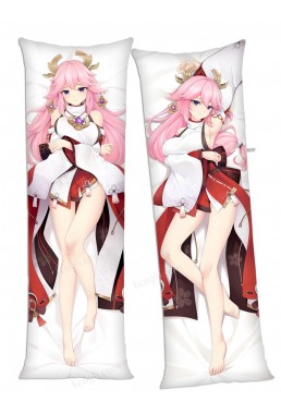 Genshin Impact Yae Miko Anime Body Pillow Case japanese love pillows for sale