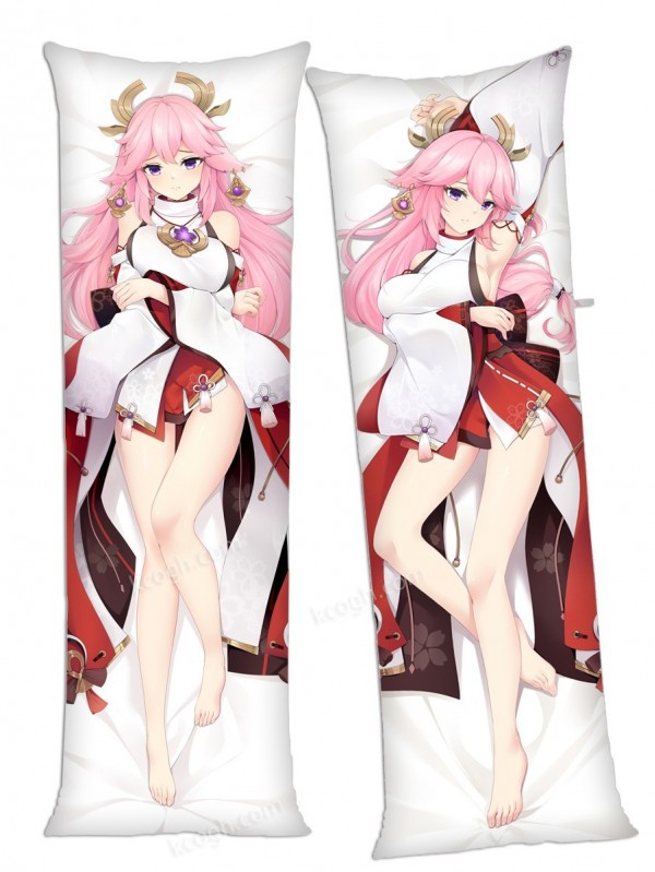 Genshin Impact Yae Miko Anime Body Pillow Case japanese love pillows for sale