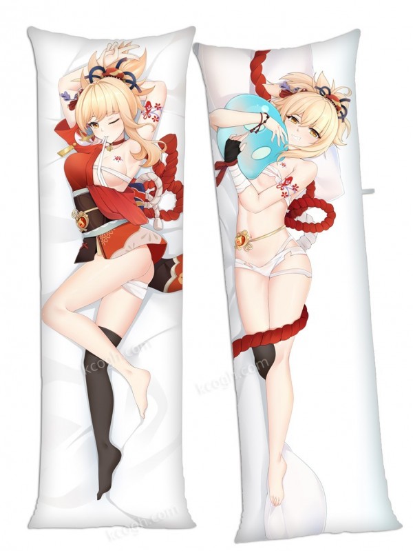 Genshin Impact YOIMIYA Anime Body Pillow Case japanese love pillows for sale