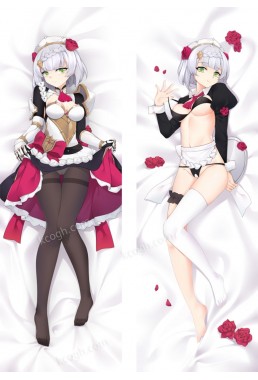 Genshin Impact Noelle Anime Dakimakura Japanese Hugging Body PillowCase