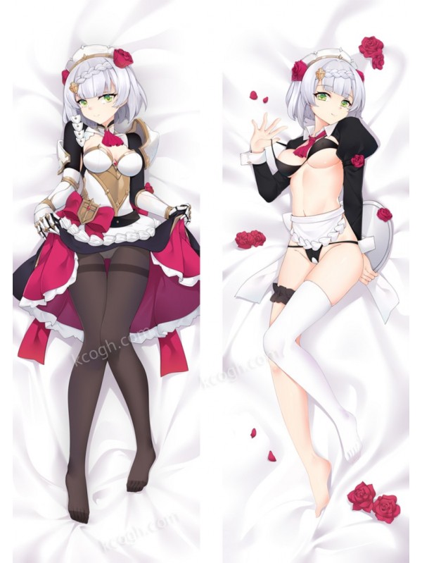 Genshin Impact Noelle Anime Dakimakura Japanese Hugging Body PillowCase