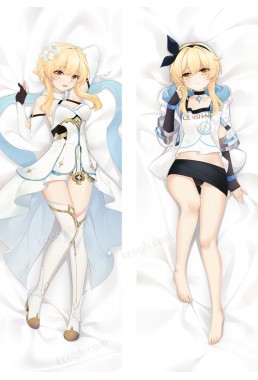 Genshin Impact Lumine Anime Dakimakura Japanese Hugging Body PillowCase