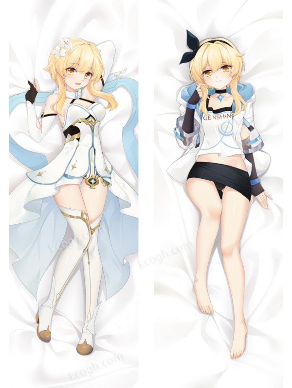 Genshin Impact Lumine Anime Dakimakura Japanese Hugging Body PillowCase