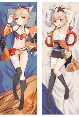 Genshin Impact YOIMIYA Anime Dakimakura Japanese Hugging Body PillowCase